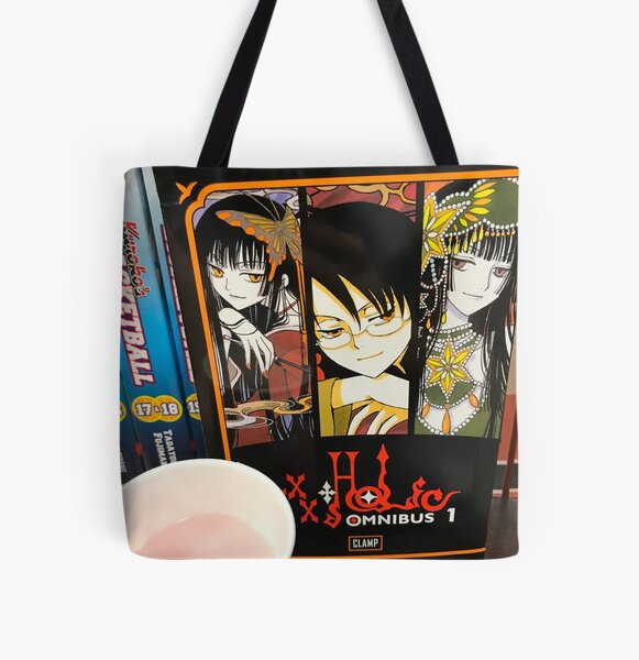 Pink drink and xxxholic All Over Print Tote Bag RB1301 product Offical xxxholic Merch
